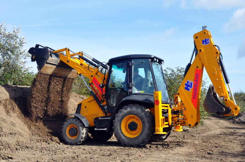 Family days out - JCB 3CX