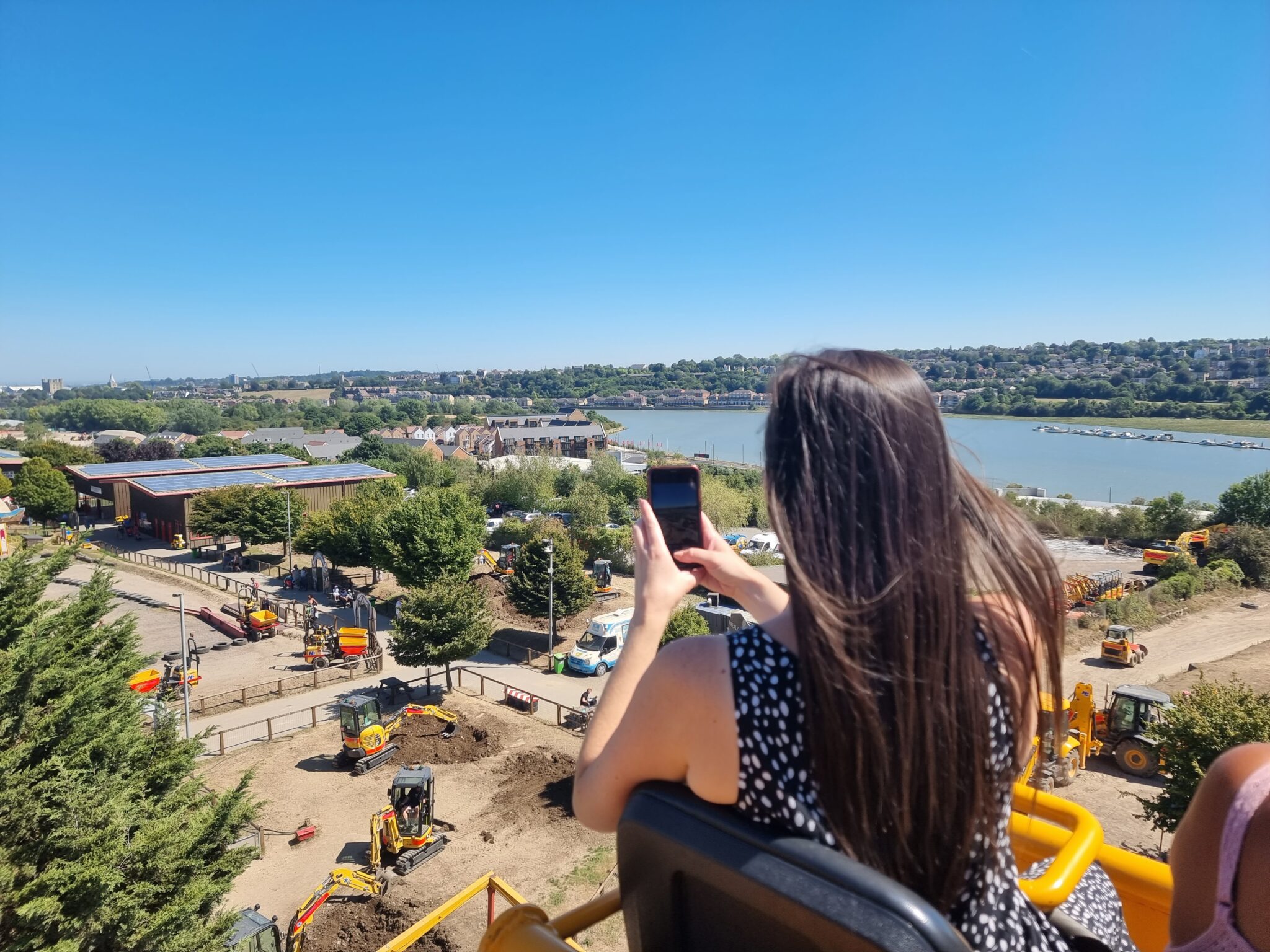 Skyshuttle ride Diggerland Kent Views